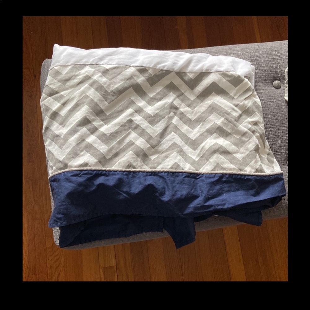 Carousel designs crib skirt